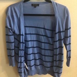 The limited blue striped cardigan